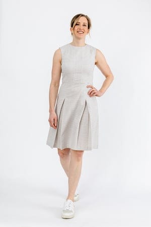 NINA REIN Kleid aus Bio-Baumwolle mit Streifen
