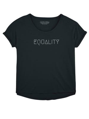 Human Family Oversize Damen T-Shirt - Relaxing "Equality"