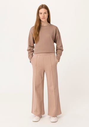 hessnatur Loungewear Sweathose aus Bio-Baumwolle - rosa - Größe 34