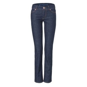goodsociety Womens Straight Jeans Raw One Wash