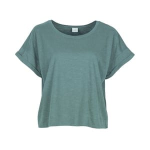 Wendy - Damen - Lockeres T-shirt Aus 100% Biobaumwolle - Cropped Boxy Cut