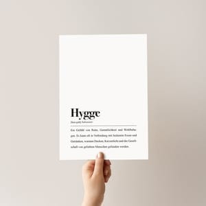 aemmi Hygge Poster DIN A4: Hygge Definition
