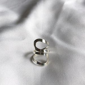 pakilia Silber Ring filigrane geschwungene Form Fair-Trade und handmade