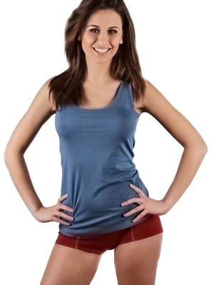 Albero Damen Tank Top 4 Farben Bio-Baumwolle Unterhemd T-shirt