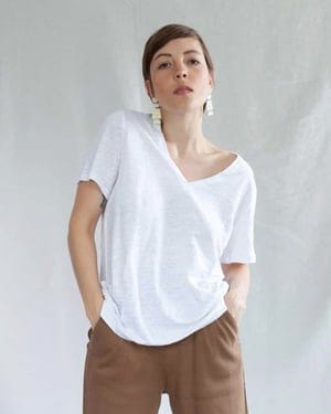 JAN | N JUNE Fair Trade T-Shirt Vector White XS