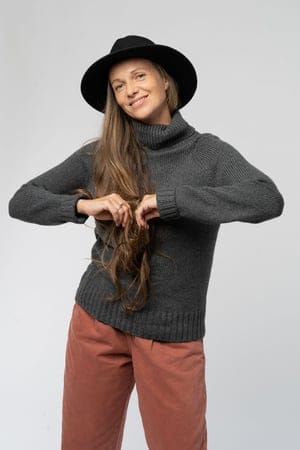 Turtleneck Sweater aus Wolle