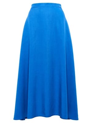 Addition Sustainable Apparel Midi Rock aus Tencel - Easy Skirt bright blue