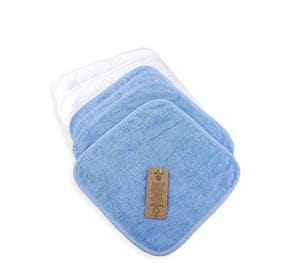 Arus Baby-Waschlappen / Spucktuch, 6er Pack aus 100% Bio-Baumwolle