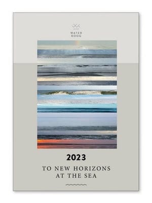 Waterkoog Kalender 2023 - minimalistisches Design, nordische Meermotive, neue Horizonte