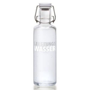 0,6L Soulbottle Glasflasche - Lei(s)tungswasser