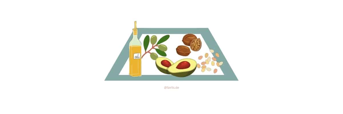 Fette & Öle in der veganen Ernährungspyramide