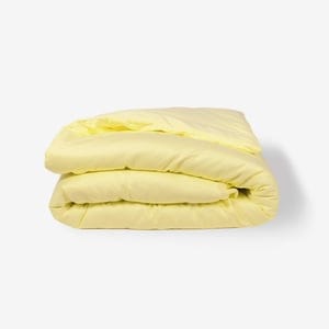 Bettdeckenbezug Bio-Baumwolle - 155x220 / zitronengelb