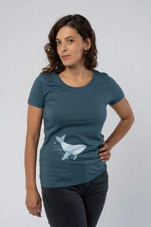 Blue Whale T-Shirt für Frauen
