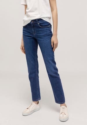 hessnatur Damen Jeans Lea Slim Fit aus Bio-Denim - blau - Größe 26/30
