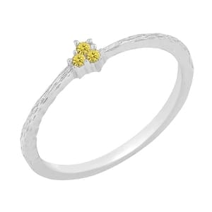 Eppi Ring mit gelben Diamanten Galus