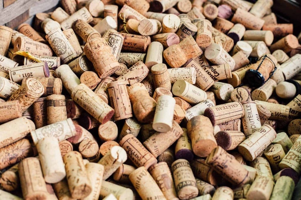 Weinkorken Sammlung - wie entsorgt man Weinkorken