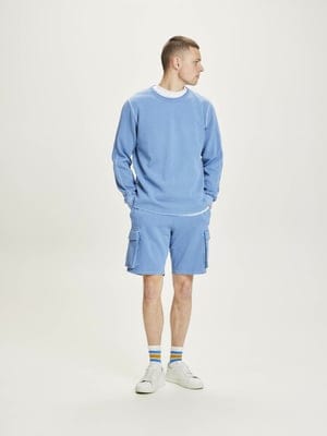 KnowledgeCotton Apparel Sweat shorts - NUANCE BY NATURE - aus Biobaumwolle
