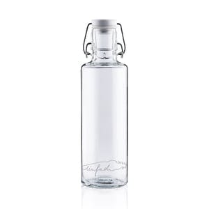 0,6L Soulbottle Glasflasche - Einfach nur Wasser