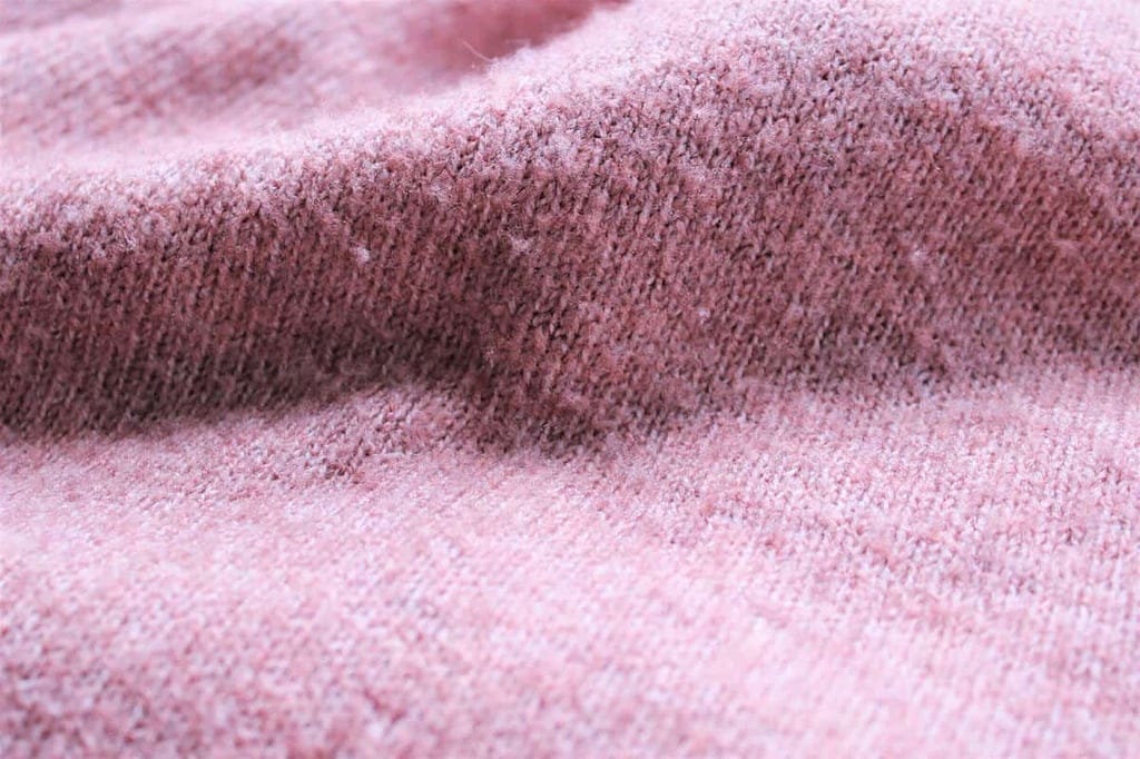 Pinkfarbener Woll-Pullover
