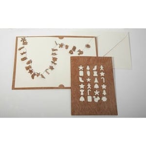 Formes Holzgrußkarte Adventskalender