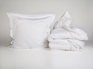 Bettwäscheset Baumwollsatin (Mit Rand)