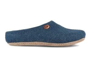 WoolFit Sommerpantoffeln 'Step' - handgefilzte Fair Trade Filz-Hausschuhe - extra dünn und ultra leicht