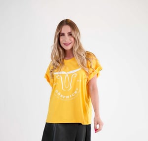 Dörpwicht Bio Oversize Shirt "Silvia" YELLOW - Made in Germany