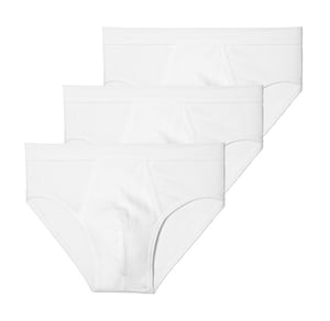 Haasis Bodywear Herren Slip mit Eingriff Feinripp 3er Pack