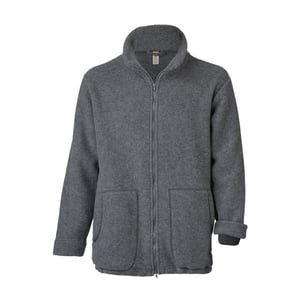 Engel natur Herren / Damen Fleece-Jacke Bio-Schurwolle