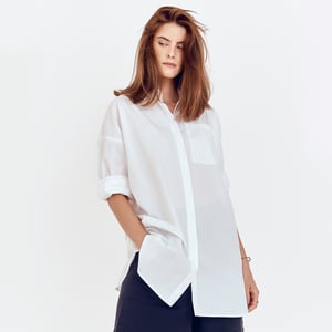 Mila.Vert Weißes Oversized Hemd