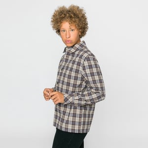 Rotholz Hemd braun kariert