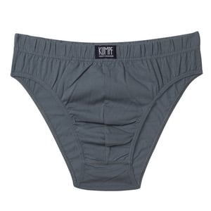 Herrenslip aus Bio-Baumwolle, graphit