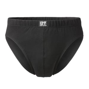 Herrenslip aus Bio-Baumwolle, schwarz