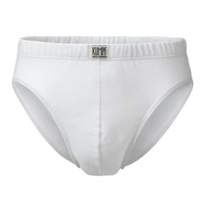 Herrenslip aus Bio-Baumwolle, weiß
