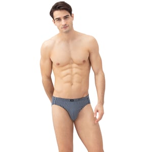 Mey Herren Jazz-Pant Slip aus GOTS Biobaumwolle "Newham" gestreift
