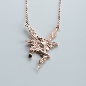MishMish by WearPositive Vintage Unikat: Collier Elfe, Roségold