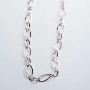 MishMish by WearPositive Vintage Unikat: Kette große Glieder, Roségold