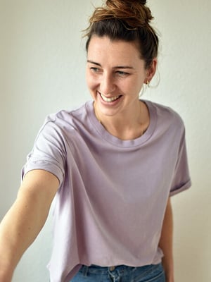 slowli OVERSIZE SHIRT vintage PURPLE