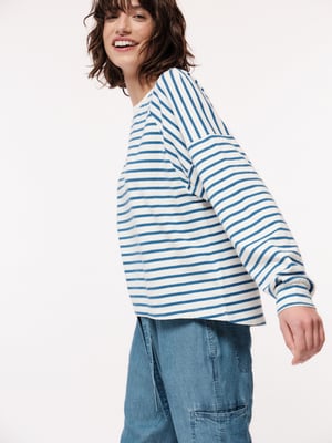 LANIUS Streifenshirt aus Bio-Baumwolle und Hanf