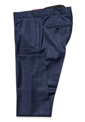 Cambridge Check Anzug-Hose Blue
