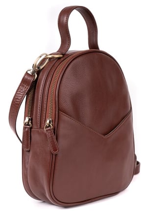 El Puente City-Rucksack aus pflanzlich gegerbtem Rindsleder