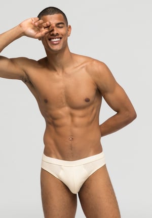 hessnatur Herren Slip ModernNATURE aus Bio-Baumwolle - natur - Größe 6