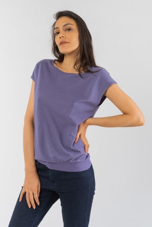 Ärmelloses Yoga T-Shirt aus Hanf & Bio Baumwolle