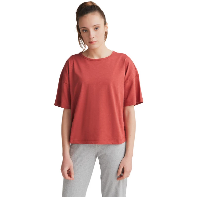 Albero Damen Flammé T-Shirt Bio-Baumwolle