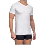 Barrio 13 Unterhemd Herren mit V-Ausschnitt 4er Pack - T-Shirt Kurzarm Basic Slim Fit