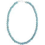 Global Mamas Halskette mit Perlen aus Recycling Glas, 46 cm