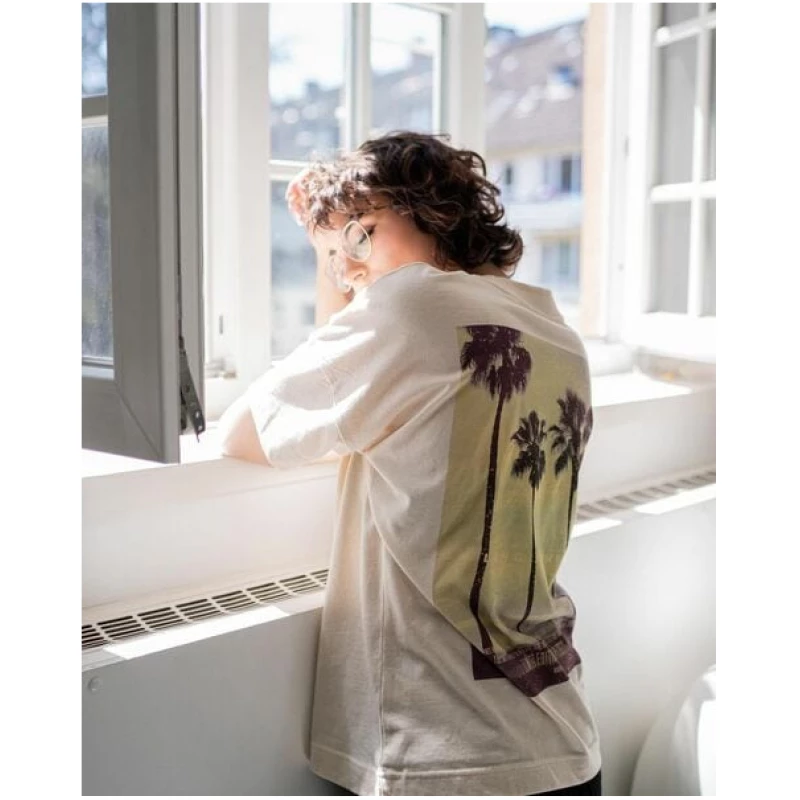 Hityl Limited Edition 2021 Raw Natural Oversize Shirt "On Long Summer Nights"