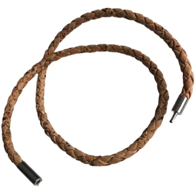 Living in Kork Kork Wickelarmband geflochten 3 mm Magnetverschluß