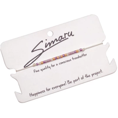 Simaru® Perlenarmband / Freundschaftsarmband "FRAMBUESA"