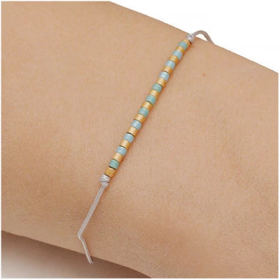 Simaru® Perlenarmband / Freundschaftsarmband "MANO DE BUDA"